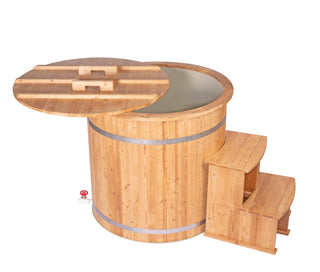 Alaskan Cold Plunge Tub by Redwood Outdoors