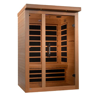 Dynamic Llumeneres 2-Person Ultra Low EMF FAR Infrared Sauna (Canadian Hemlock)