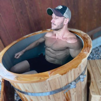 Alaskan Cold Plunge Tub by Redwood Outdoors